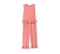 VERTBAUDET Ensemble Blouse Pantalon Volants Fille corail 4A