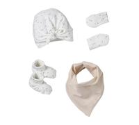 VERTBAUDET Ensemble Bonnet Moufles Foulard et Chaussons Bébé Rose Prema(40/45)
