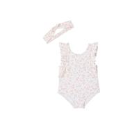 VERTBAUDET Ensemble de Bain bébé Maillot et Bandeau écru 36M(97CM)