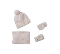 VERTBAUDET Ensemble Fille Bonnet Snood Moufles Mitaines écru 12/14A