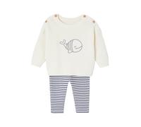 VERTBAUDET Ensemble garçon naissance en tricot bleu 3M(60CM)