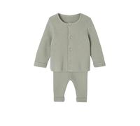 VERTBAUDET Ensemble Mixte en Tricot Gilet et Pantalon bébé Vert Sauge 1M(54CM)