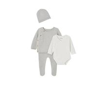 VERTBAUDET Ensemble naissance 4 pièces gris chiné 6M(67CM)