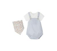 VERTBAUDET Ensemble naissance barboteuse, body et foulard écru 6M(67CM)