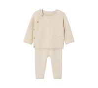 VERTBAUDET Ensemble naissance en tricot pull legging en tricot beige 3M(60CM)