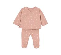 VERTBAUDET Ensemble naissance fleuri rose 12M(74CM)