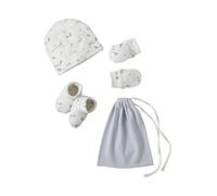 VERTBAUDET Ensemble Naissance Ours Bonnet et Moufles Bleu pâle 12/18M(74/81)