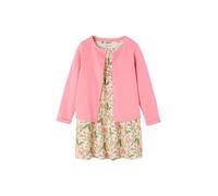 VERTBAUDET Ensemble robe + cardigan fille rose imprimé 14A