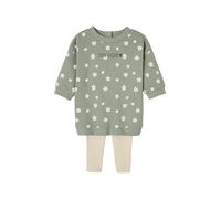 VERTBAUDET Ensemble Robe + Legging bébé Vert Sauge 9M(71CM)