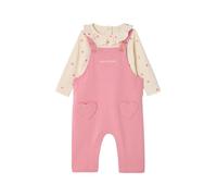 VERTBAUDET Ensemble Salopette Bébé Fille Manches Longues rose 3M(60CM)
