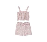 VERTBAUDET Ensemble short fille floral blanc imprimé 6A