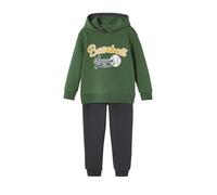 Ensemble sport garçon sweat à capuche et jogging vert 3A