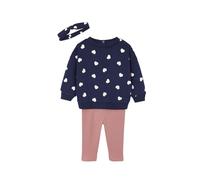 VERTBAUDET Ensemble Sweat + Legging + Bandeau bébé Fille Marine 12M(74CM)