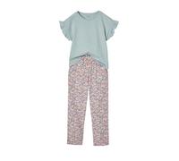 VERTBAUDET Ensemble tee-shirt + pantalon fille bleu grisé 5A