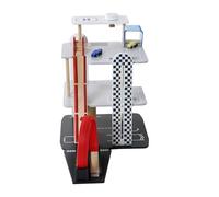VERTBAUDET Garage 3 Niveaux avec looping en Bois FSC® Rouge TU