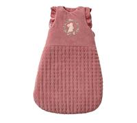 VERTBAUDET Gigoteuse hiver manches longues amovibles LAPIN ENCHANTÉ vieux rose 0/6M