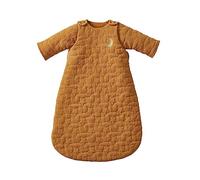 VERTBAUDET Gigoteuse hiver quiltée manches amovibles en gaze de coton bio* NUITS DE RÊVE caramel 0/6M