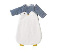 Gigoteuse manches amovibles en polaire PINGOUIN écru / gris 0/6M