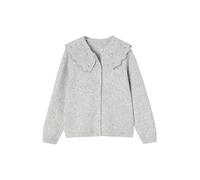 VERTBAUDET Gilet de fêtes col à Strass Fille Gris chiné 10A