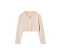 VERTBAUDET Gilet Fille boléro Maille Pointelle cérémonie Rose pâle 5A