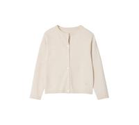 VERTBAUDET Gilet Fille Maille Fine Manches Longues Coeurs Beige chiné 12A