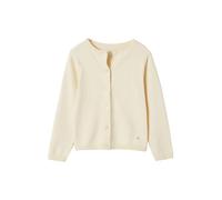 VERTBAUDET Gilet Fille Maille Fine Manches Longues Coeurs Vanille 4A