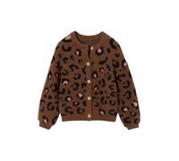 VERTBAUDET Gilet Fille Motif Animalier Maille Mousseuse