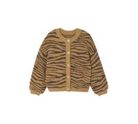 VERTBAUDET Gilet Fille Motif Animalier Maille mousseuse Chocolat 10A