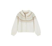 VERTBAUDET Gilet Jacquard Fille Maille Fil Brillant