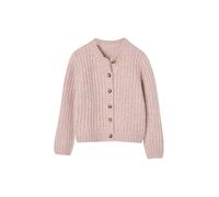 VERTBAUDET Gilet Loose en Maille mousseuse Fille Rose poudré 4A