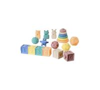 VERTBAUDET Grand Coffret sensoriel en Plastique Souple Blanc TU