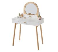 VERTBAUDET Grande Coiffeuse Enfant Bois Blanc - Bois TU