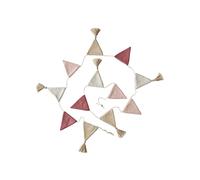 VERTBAUDET Guirlande fanions tricot rose poudré TU