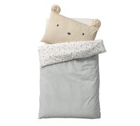 VERTBAUDET Housse De Couette Bébé Coton Beige imprimé 100X120