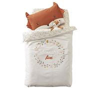 VERTBAUDET Housse De Couette Bébé Coton Ecru/Multico 100X120