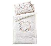 VERTBAUDET Housse De Couette Bébé Coton Oeko-Tex écru/Rose 80X120