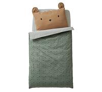 VERTBAUDET Housse De Couette Bébé Coton Vert 100X140