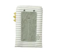 VERTBAUDET Housse pour Matelas à Langer Trek rayé Vert 72X49