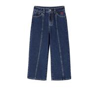 VERTBAUDET Jean Fille Large Couture Devant Bleu Moyen 5A