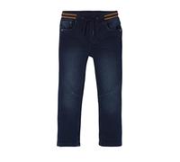 VERTBAUDET Jean Garçon Droit Facile à Enfiler Denim Molleton Brut Fonce 12A