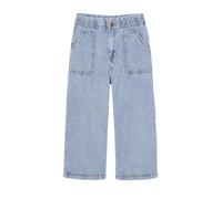 VERTBAUDET Jean Large Charpentier Fille Denim Fabric Bleu Clair 6A