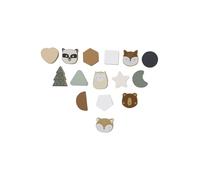 VERTBAUDET Jeu Bébé Formes à Encastrer Animaux Bois multicolore TU | motricité fine, dextérité, coordination, confiance en soi