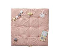 VERTBAUDET Jouet Bébé Tapis D'Éveil Souple En Coton rose imprimé TU
