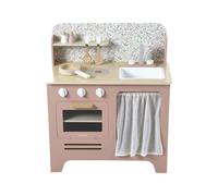 VERTBAUDET Jouet Enfant Cuisine avec Accessoires Bois FSC Rose TU