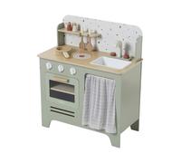 VERTBAUDET Jouet Enfant Cuisine avec Accessoires Bois FSC Vert Sauge TU