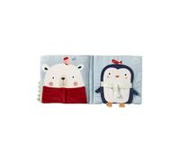 VERTBAUDET Jouet Livre Bébé en Tissu Éveil Blanc TU | éducatif, jeu, enfant, dextérité, coordination, concentration, motricité, apprentissage