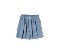 VERTBAUDET Jupe Fille en Gaze de Coton Bleu grisé 8A