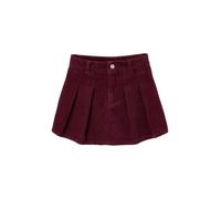 VERTBAUDET Jupe Short Fille Plissée Coton Velours