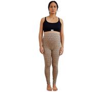 VERTBAUDET Legging de Grossesse imprimé léopard en Coton Biologique* Noir imprimé 34/36