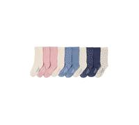 VERTBAUDET Lot 10 chaussettes fille à pois écru 31/34
